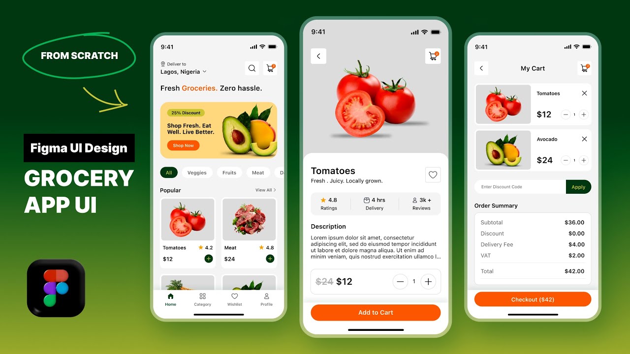 Ecommerce Mobile App Design Tutorial in Figma – For Beginners (UX/UI Guide)