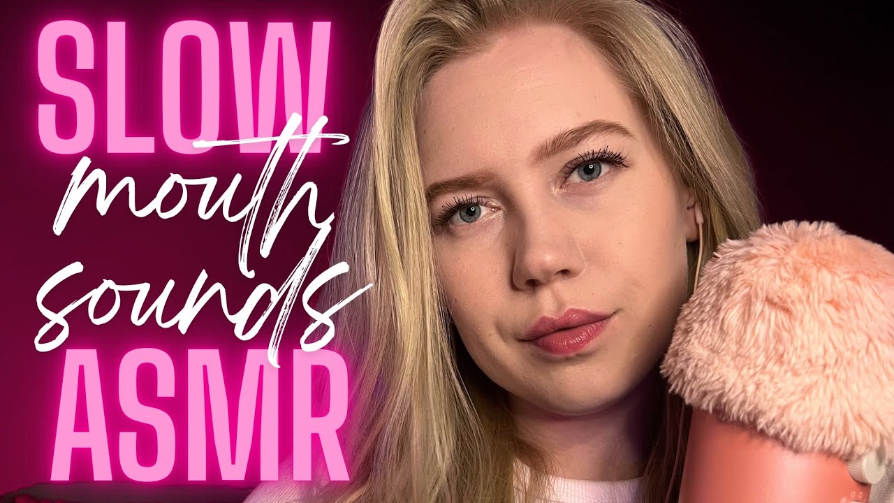 ASMR 🎧 very slow mouth sounds | relax | #asmrminuha #asmr 