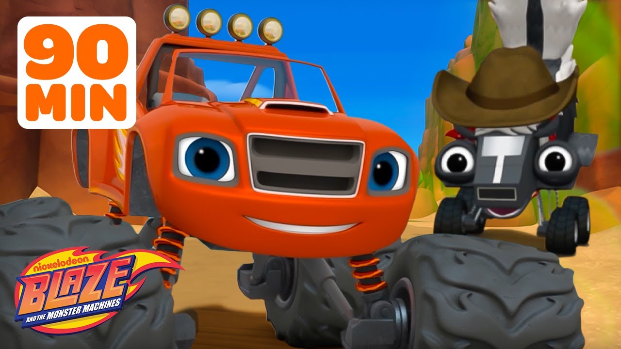 ВОНЮЧИЕ миссии с скунсами от Blaze! 🦨💨 | 90 минут | Blaze and the Monster Machines