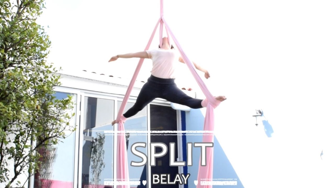 Split Belay // Split Cross (Danza A&eacute;rea//Aerial Silks)