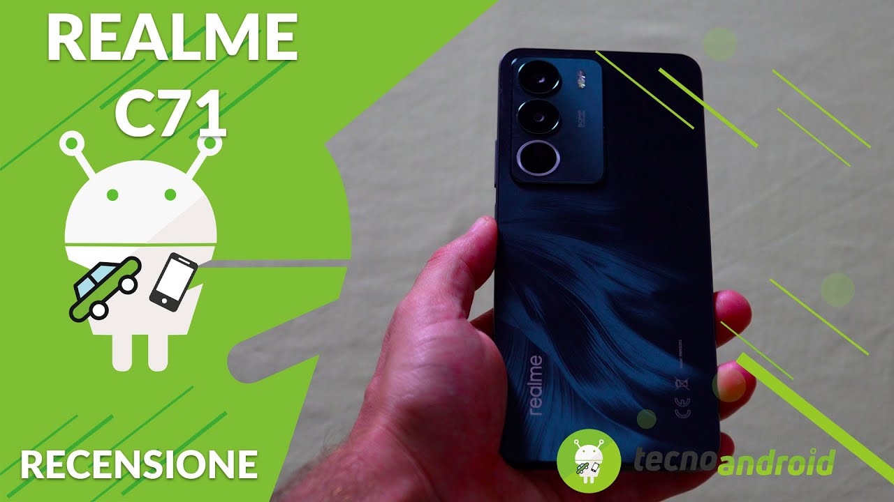 RECENSIONE realme C71: batteria infinita e super resistente