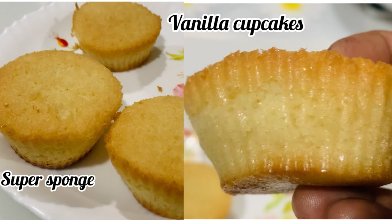 Vanilla sponge cupcakes పిల్లల బర్త్ డే రోజు ఇలా సిలికాన్ కప్ కేక్స్ లో,బేకరి స్టైల్ లో చేయండి easy 