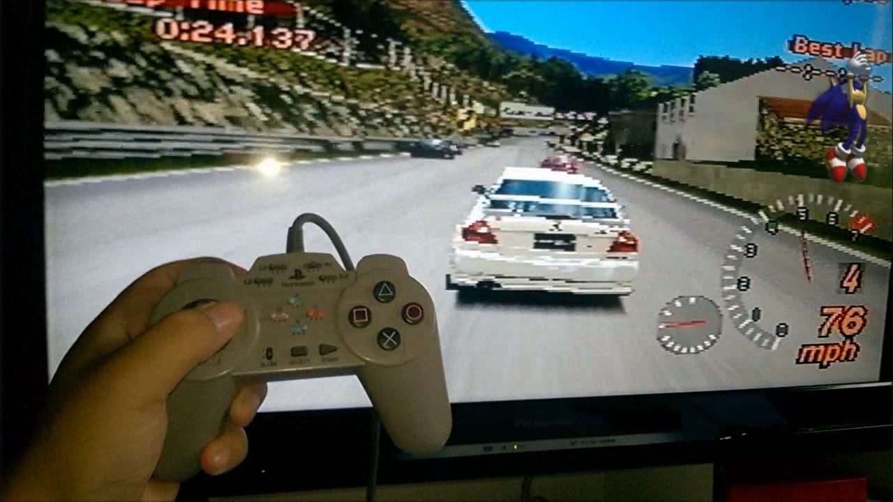 Demonstração do Controle Ascii Turbo e Scare Pad Skull Samurai do Playstation