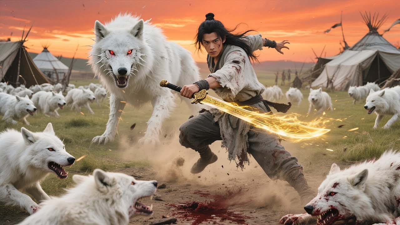 A Beggar Awakens His Bronze Bloodline, Killing a Giant Mutant Snow Wolf in One Strike!
