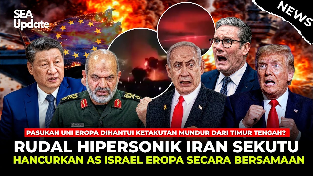Iran Menggila SKAKMAT Prancis Inggris Jerman Pangkalan DiB0M Netanyahu Lari Saat Israel Jadi Neraka?