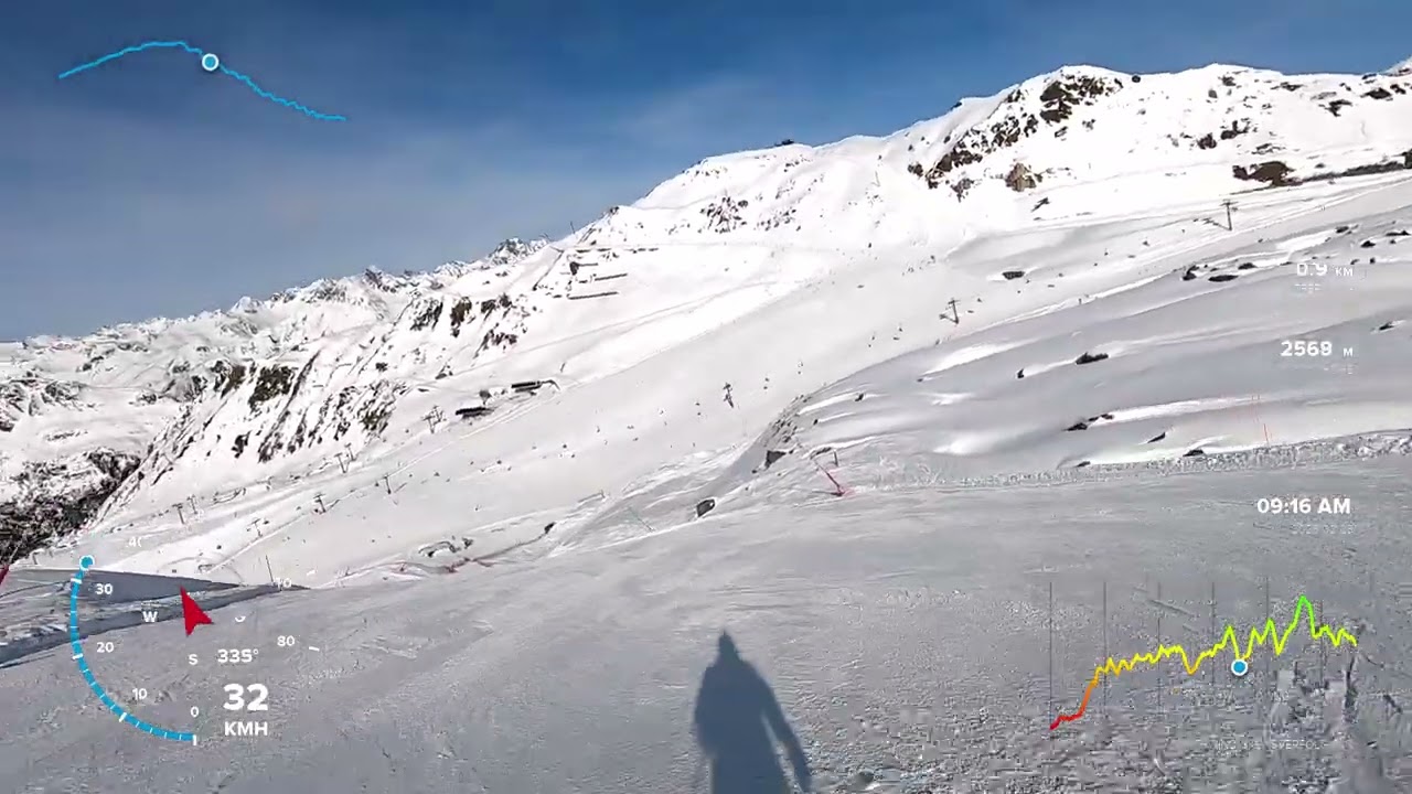 Ischgl, raudona trasa link Idalp