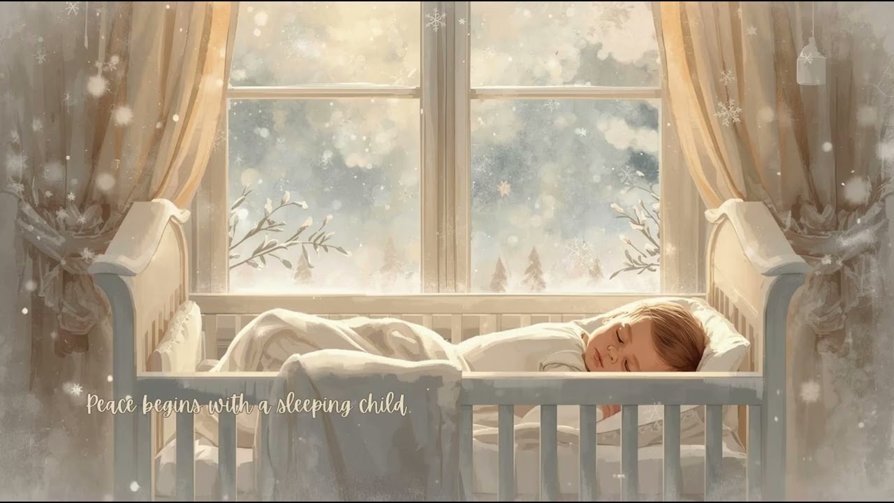 Little Snowflake Dreams – Gentle Christmas Lullaby for Baby Sleep ❄️