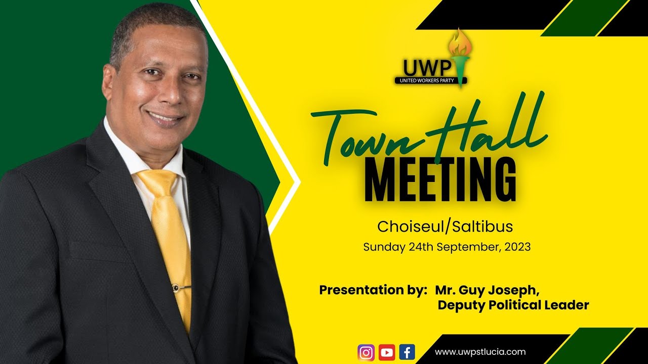 Guy Joseph's remarks at the UWP Town Hall Meeting in Choiseul/Saltibus