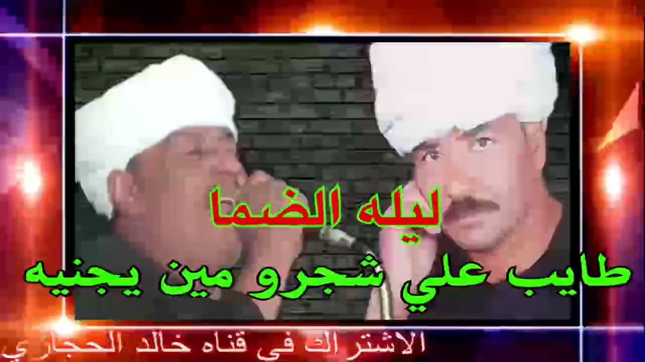 ملك الفن رشاد عبدالعال || وملك المتلوت يونس برسي (طايب علي شجرو مين يجنيه ) حفله الضما ال حميد