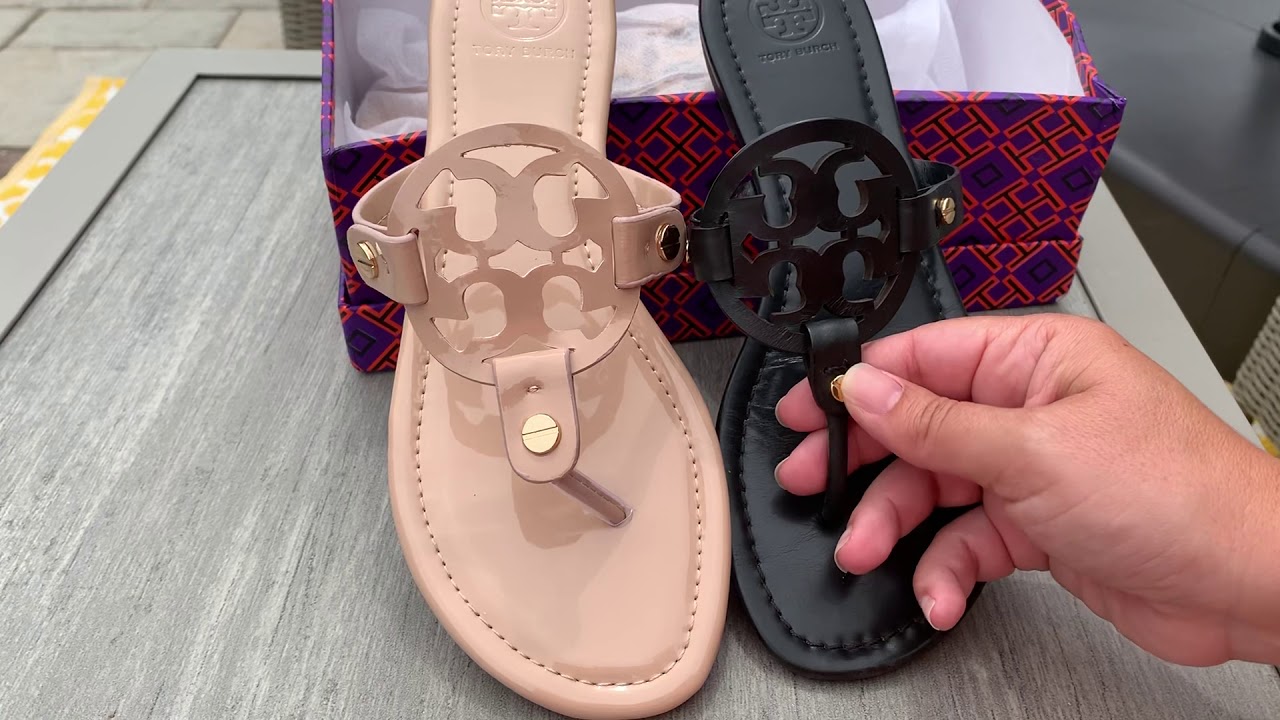 Tory Burch Miller sandals from DH Gate vs Authentic