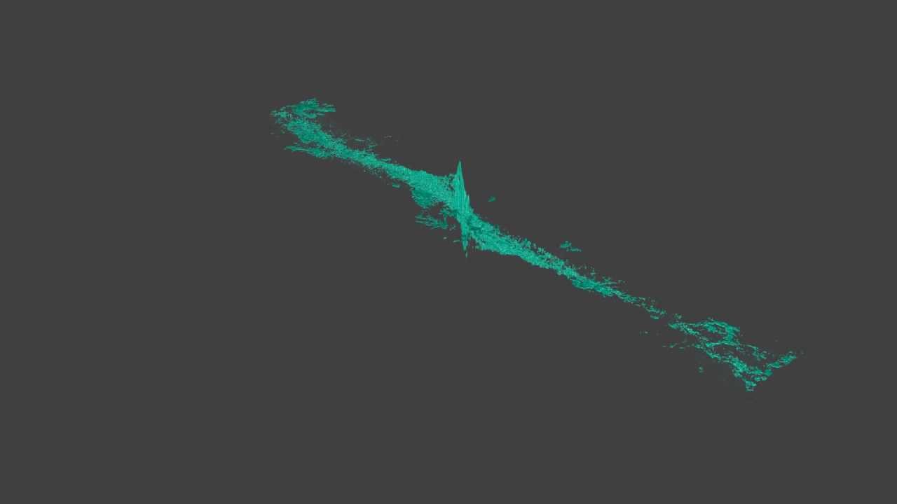 CO velocity animation (positive velocity)