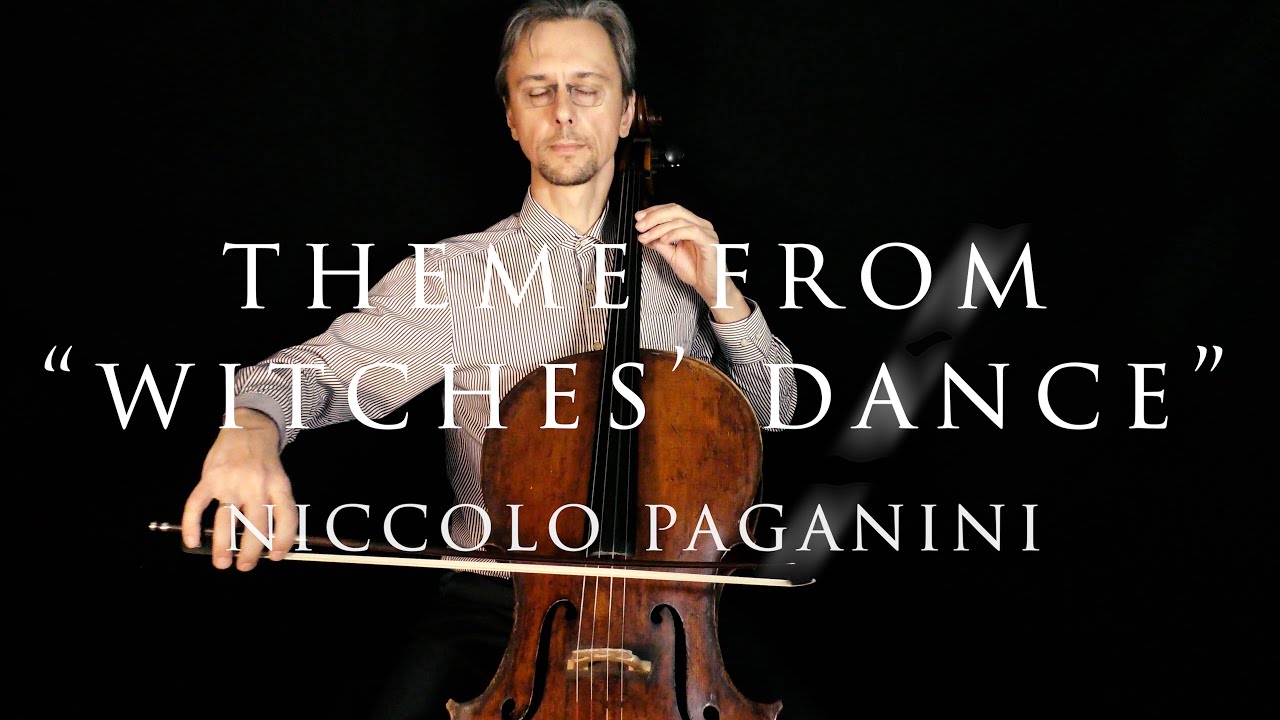 N. Paganini Theme from Witches Dance Suzuki Cello Book 2 Fast, Medium and Slow Tempo