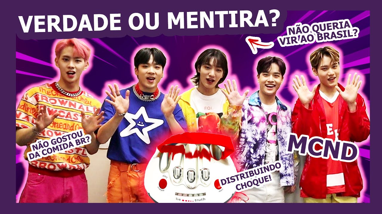 IDOLS COREANOS jogando VERDADE ou MENTIRA com DETECTOR DE MENTIRAS feat MCND