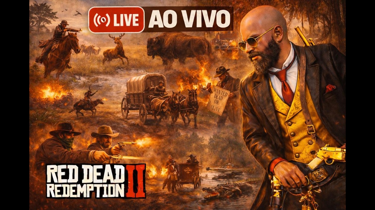Sem roteiro: colecionáveis e caos – RED DEAD REDEMPTION 2 – ONLINE