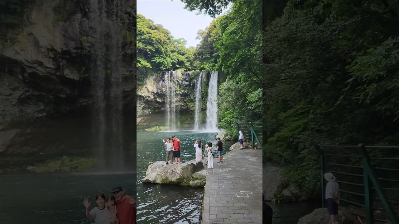 Cheonjiyeon Waterfall #jeju #jejutour #jejutaxi #jejutaxitour #jejuenglishtaxi #jejuenglishtaxitour
