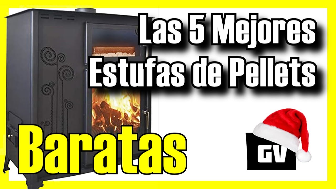 🌡️🔥 Las 5 MEJORES Estufas de Pellets BARATAS de Amazon [2024]✅[Calidad/Precio] Canalizables Ocu