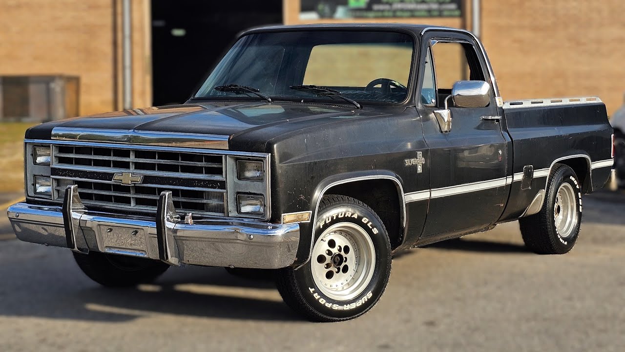 Everything you need to know about this 1985 Chevy C10 at I-95 Muscle