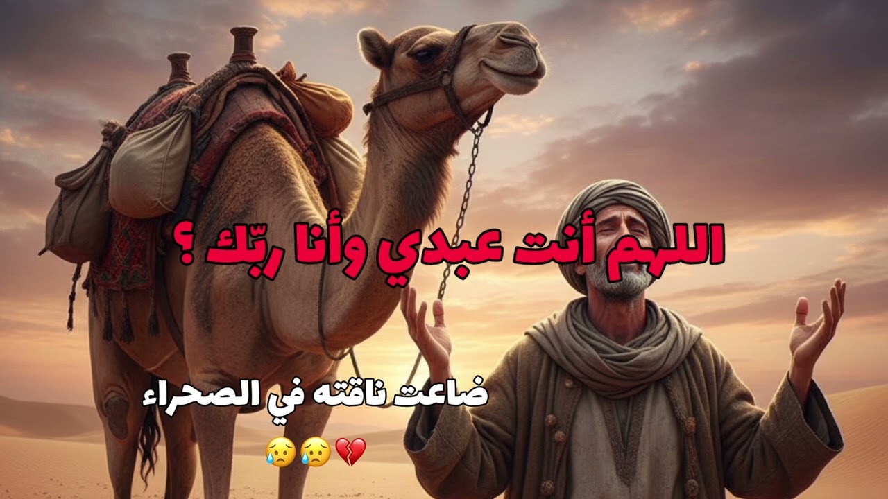 أخطأ  وقال اللهم أنت عبدي وأنا ربك 😱🌙🐪عبرة لكلّ مؤمن
