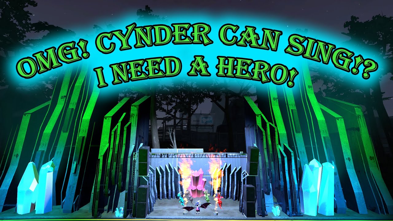 THE LEGEND OF SPYRO CAN SING!? - i need a hero!!!