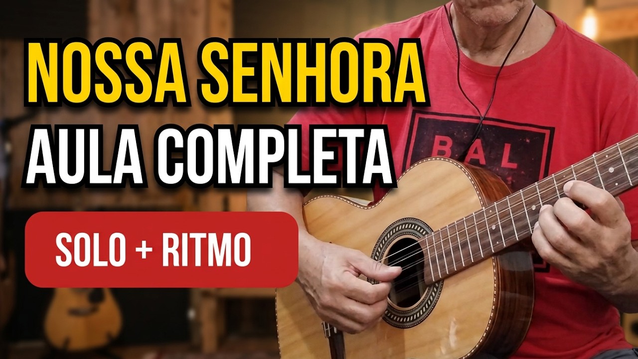 Nossa Senhora | Viola Caipira Gospel | Aula Completa com Acordes, Ritmo e Solo