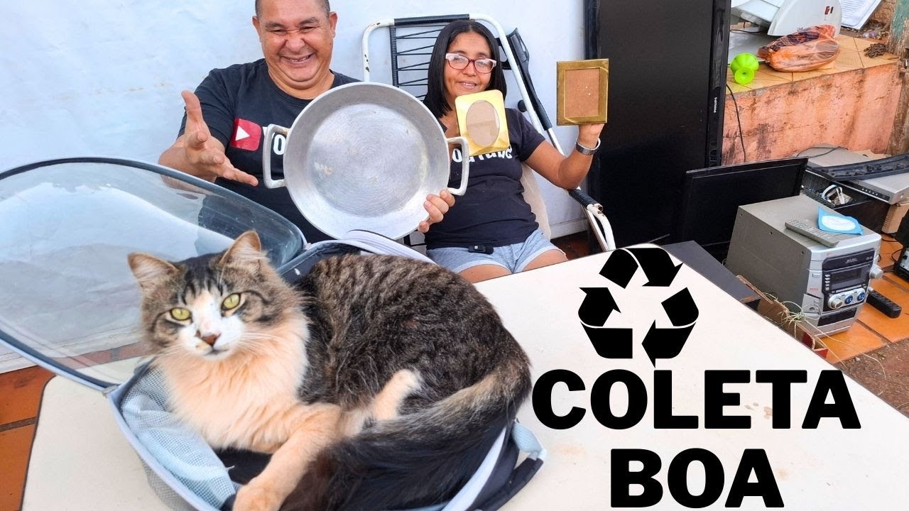 COLETAMOS COISAS DIFERENTE HOJE