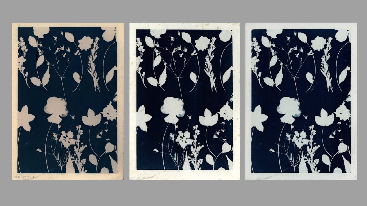 How To Tone Your Cyanotype Print