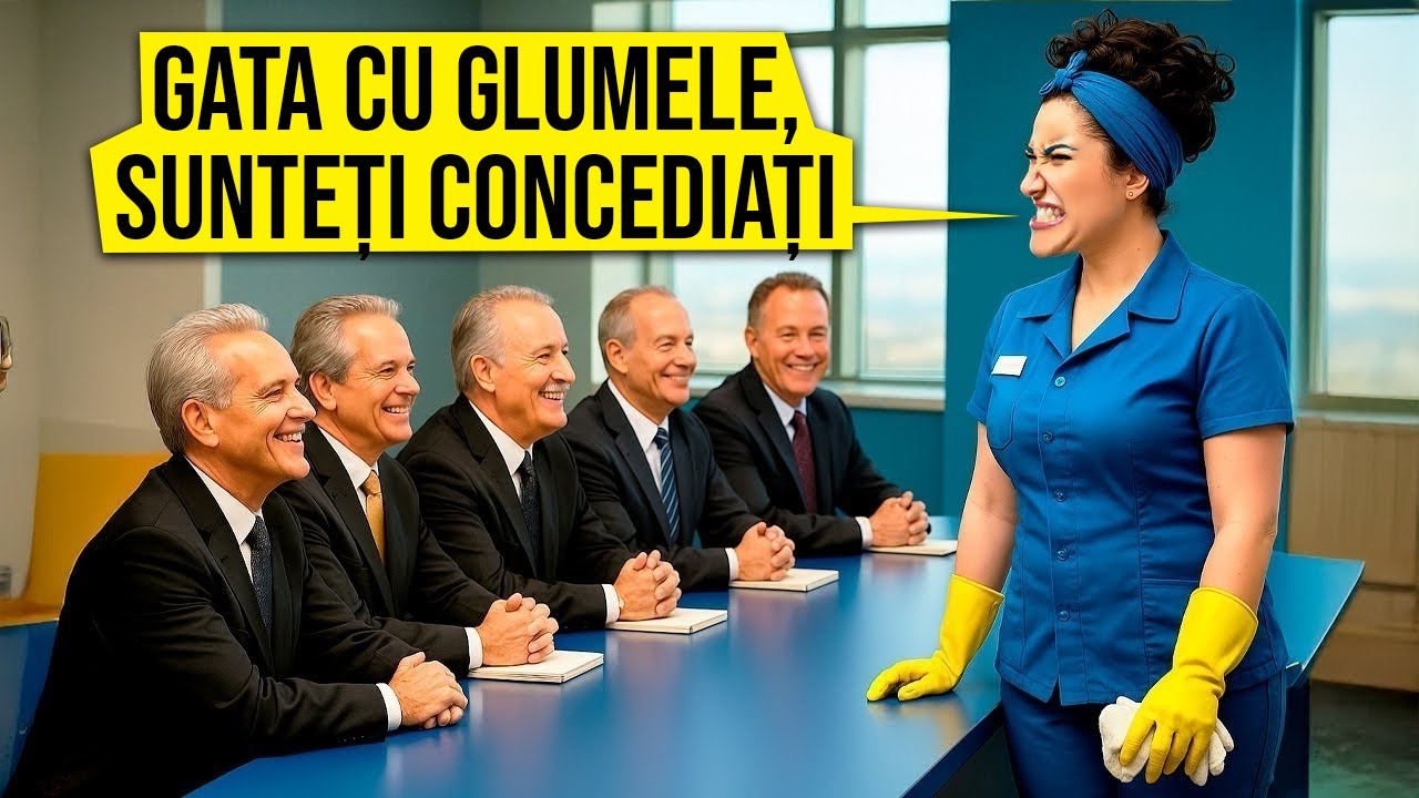 Directorii Râdeau de Femeia de Servici, Dar Toți s-au Făcut albi la Față când ea i-a Concediat