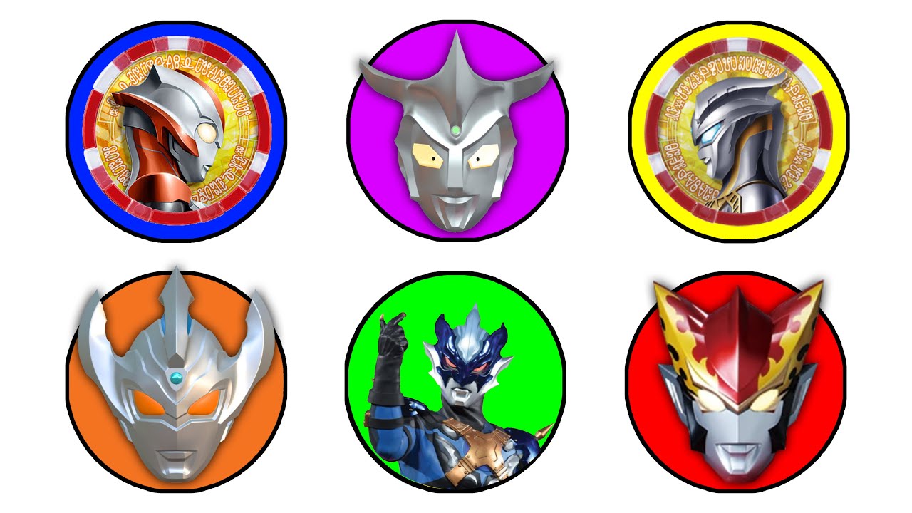 Ultraman Toys: Ultraman Leo, Ultraman Rosso, Ultraman Taro, Ultraman Zero, Ultrawoman Gerigio