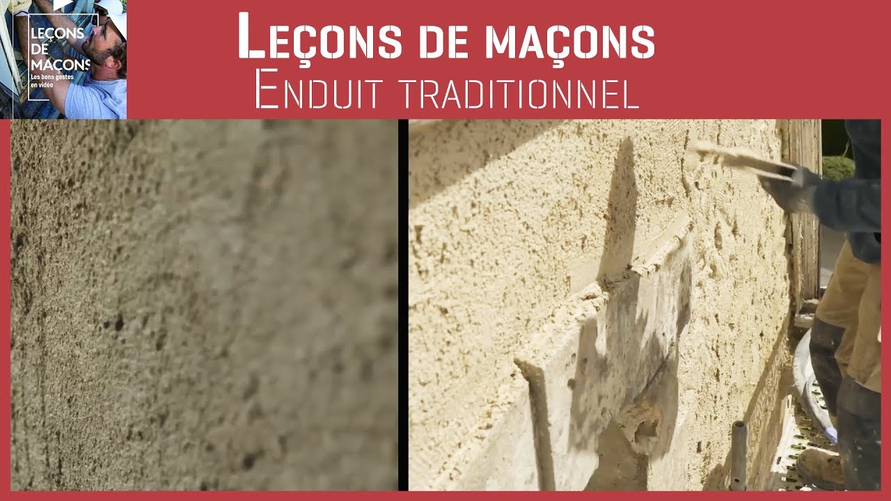 Les bons gestes en maçonnerie - Enduit Traditionnel
