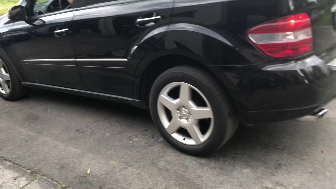 Mercedes ML500, no muffers