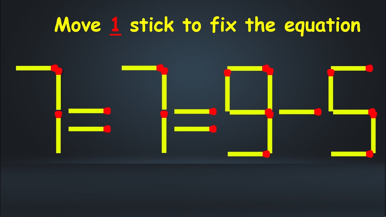 Is This The EASIEST Matchstick Puzzle Solution Ever