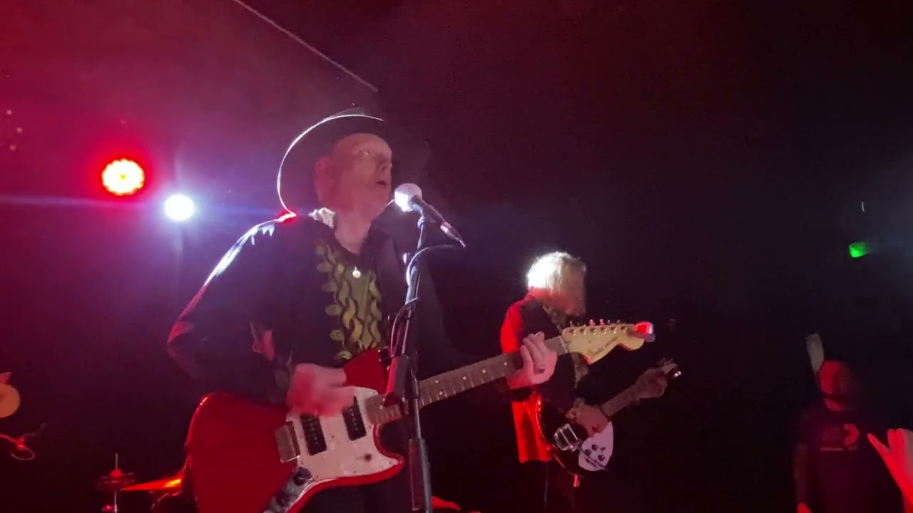 Luke Haines & Peter Buck - Witch Tariff - The Trades Club, Hebden Bridge, England, 15 April 2022