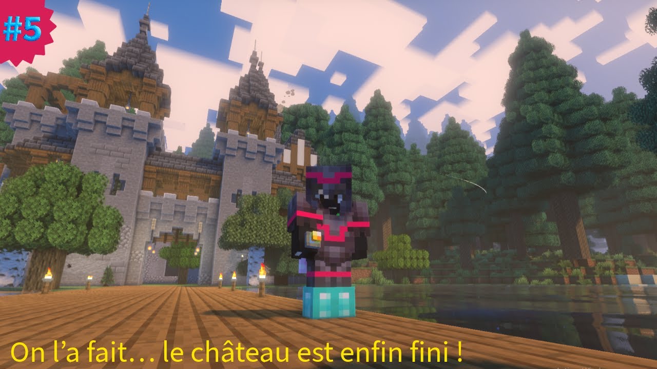 survie Minecraft, On la fait... le châteaux est Enfin finis ! #minecraft #5