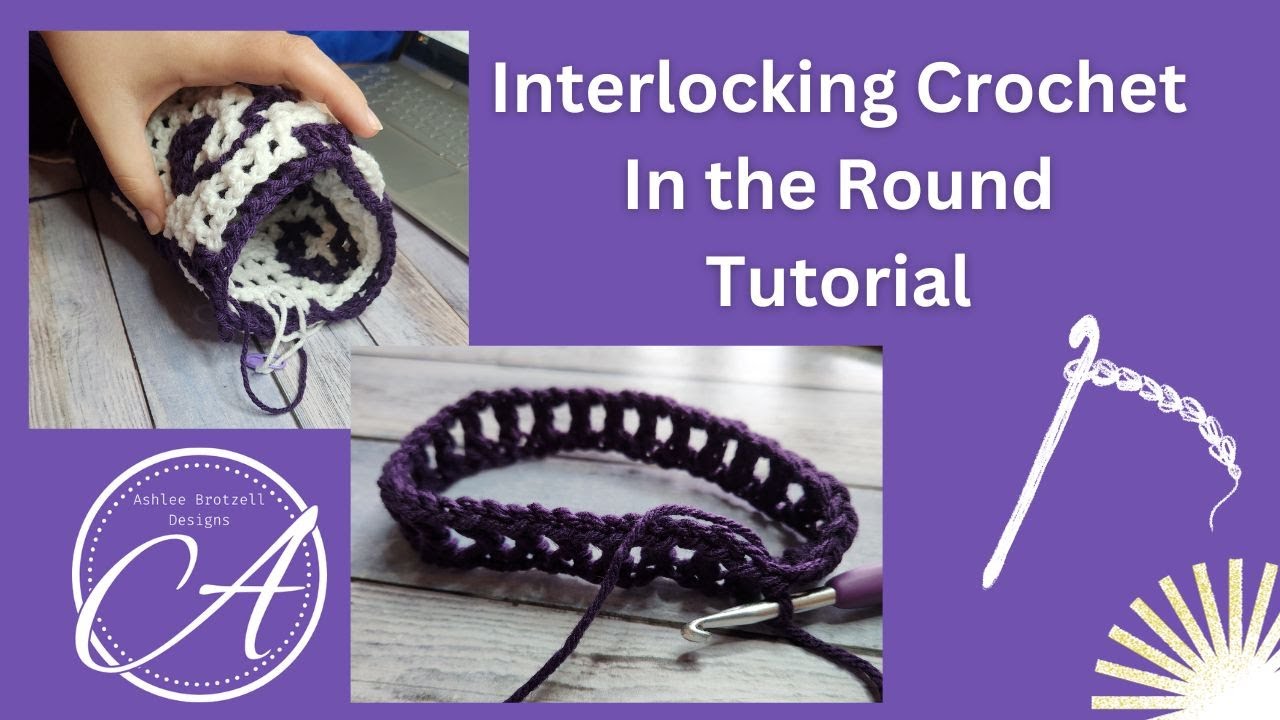 Interlocking Crochet in the Round Tutorial