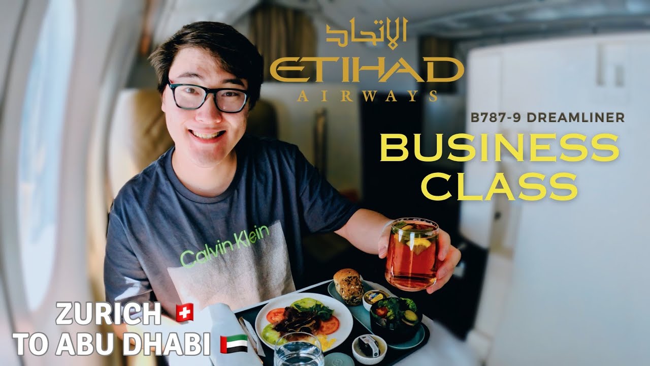 БИЗНЕС-класс Etihad 787-9 из Цюриха в Абу-Даби с БЕСПЛАТНЫМ водителем по прибытии!!