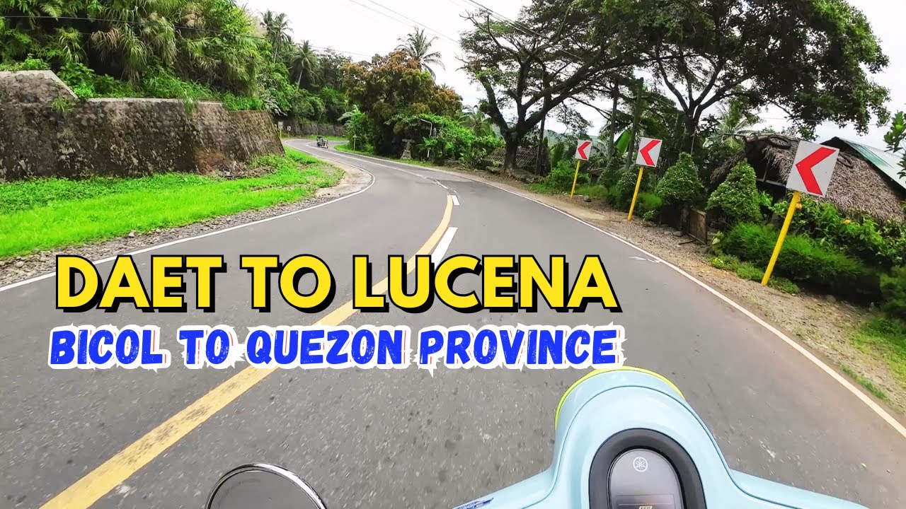 Camarines Norte to Lucena Quezon Province | Solo Long Ride | Fazzio 125