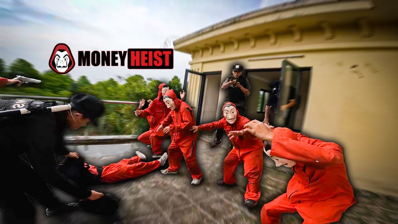 '' Parkour Pov Money heist vs police ( We were attacked and hunted down by the police )