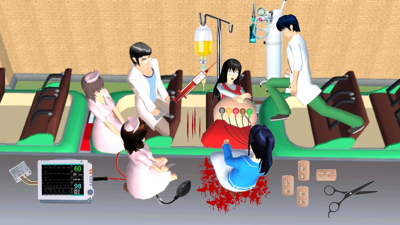LAGI MAIN JET COASTER LANGSUNG MELAHIRKAN || Drama Sakura School Simulator