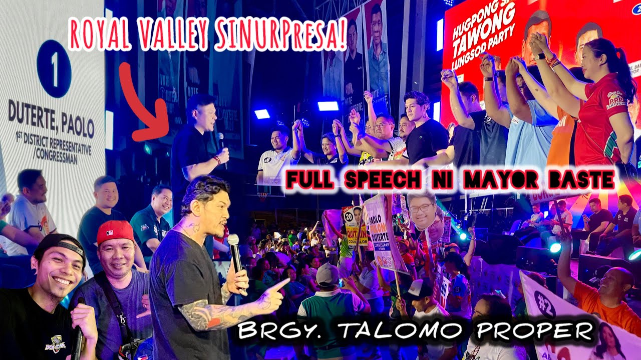 SAYAWAN AT KALINGAWAN SA 1ST DISTRICT RALLY W/ CONG. PULONG & MAYOR BASTE DUTERTE | COBRA TEAM DAVAO