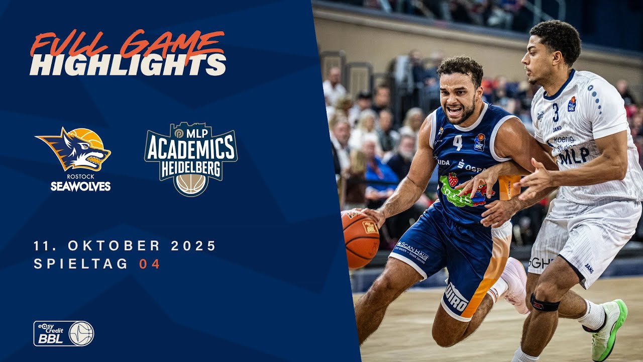 ROSTOCK SEAWOLVES vs. MLP Academics Heidelberg - Full Game Highlights - Spieltag 4, 25/26