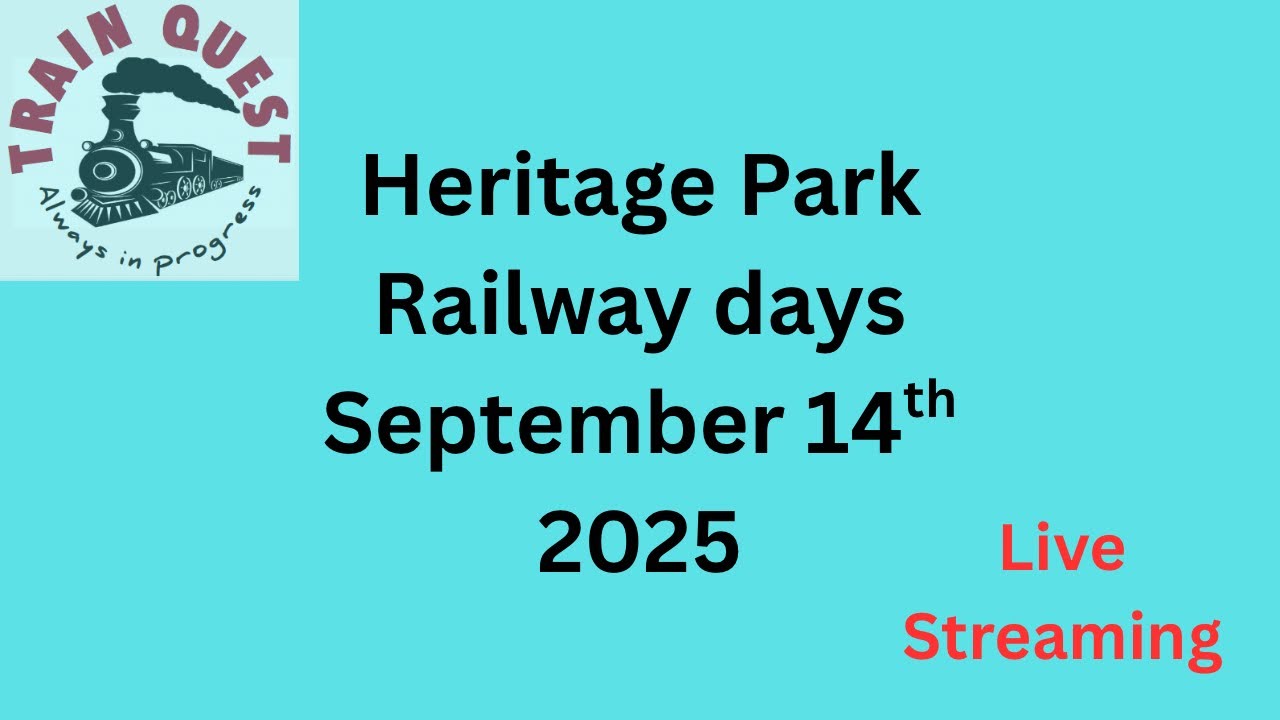 Live streaming from Heritage Park Railway days #modelrailway #ooscale #modelrailroad #modeltrain#dcc