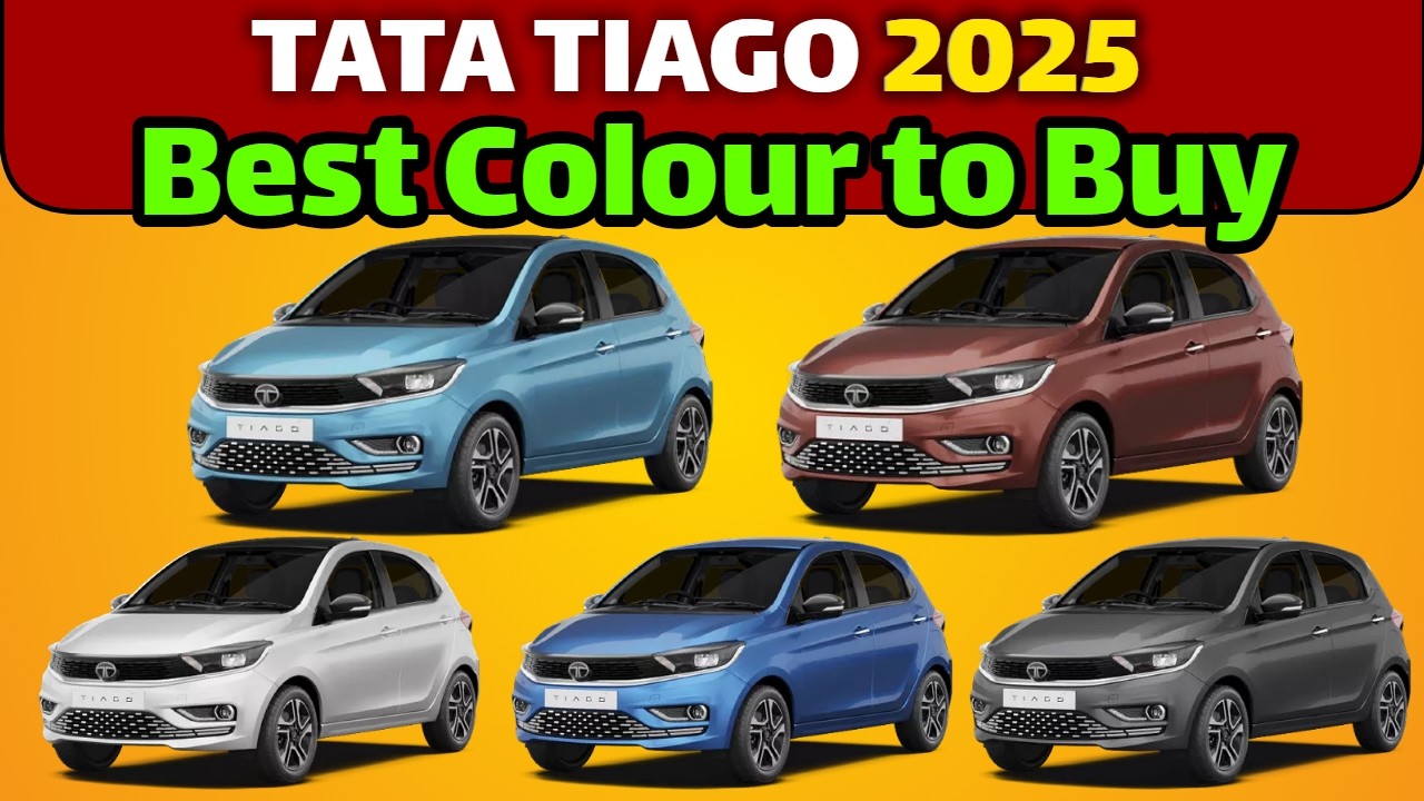 Tata Tiago Colour Options 2025 | Tata Tiago 2025 Colours | Tata Tiago Best Color to Buy #tatatiago