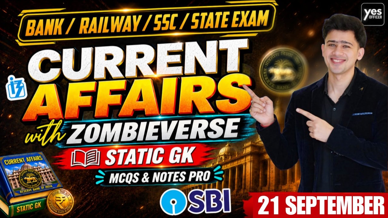 🔴21st September 2026 | Daily Current Affairs | For Bank, Insurance & SSC Exams