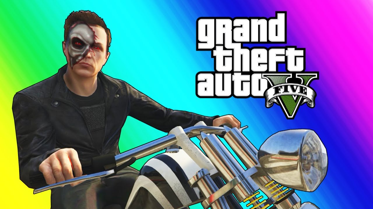 GTA 5 Online Funny Moments - The Terminator & FIB Slasher!