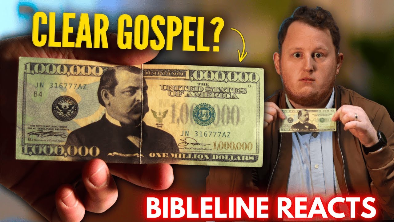 I reacted to the $1,000,000 gospel tract! (DID NOT EXPECT THIS!) | BibleLine Reacts