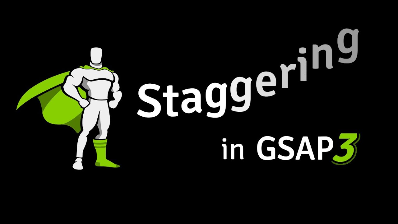 Advanced stagger effects in GSAP 3