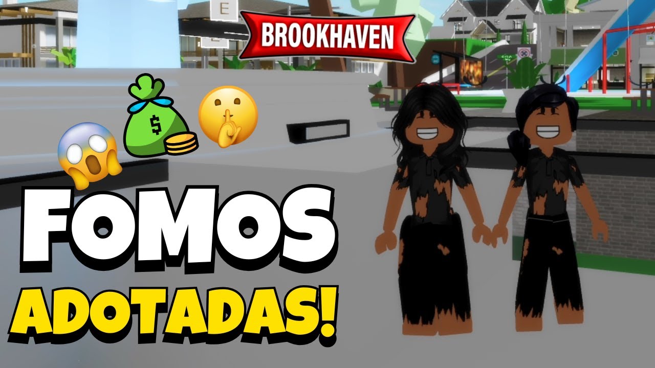 Fomos ADOTADAS como POBREZINHAS por um PAI SECRETO! 😱 (História Brookhaven) #roblox #brookhaven