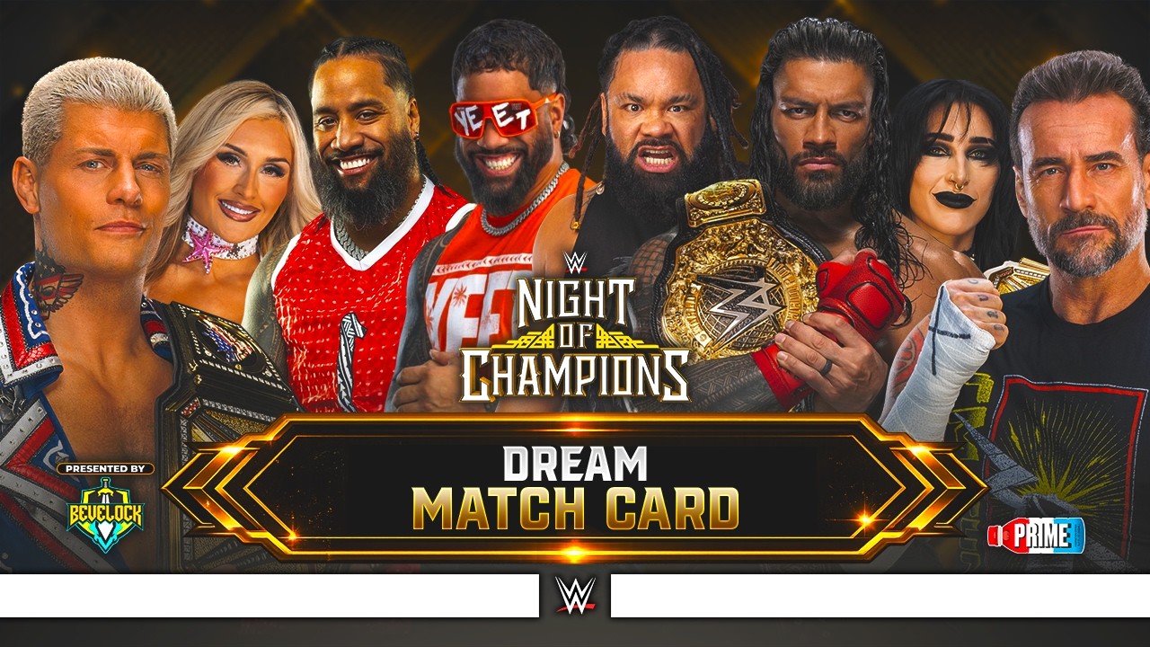 WWE Night of Champions 2026 - Dream Match Card [v3]