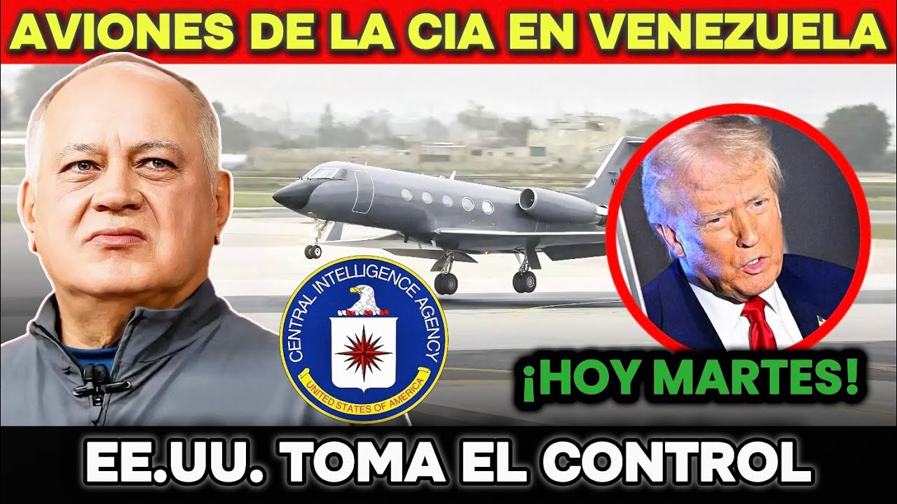 ¡Última Hora en Venezuela! Se revela la LLEGADA de AVIONES de la CIA a TERRITORIO VENEZOLANO