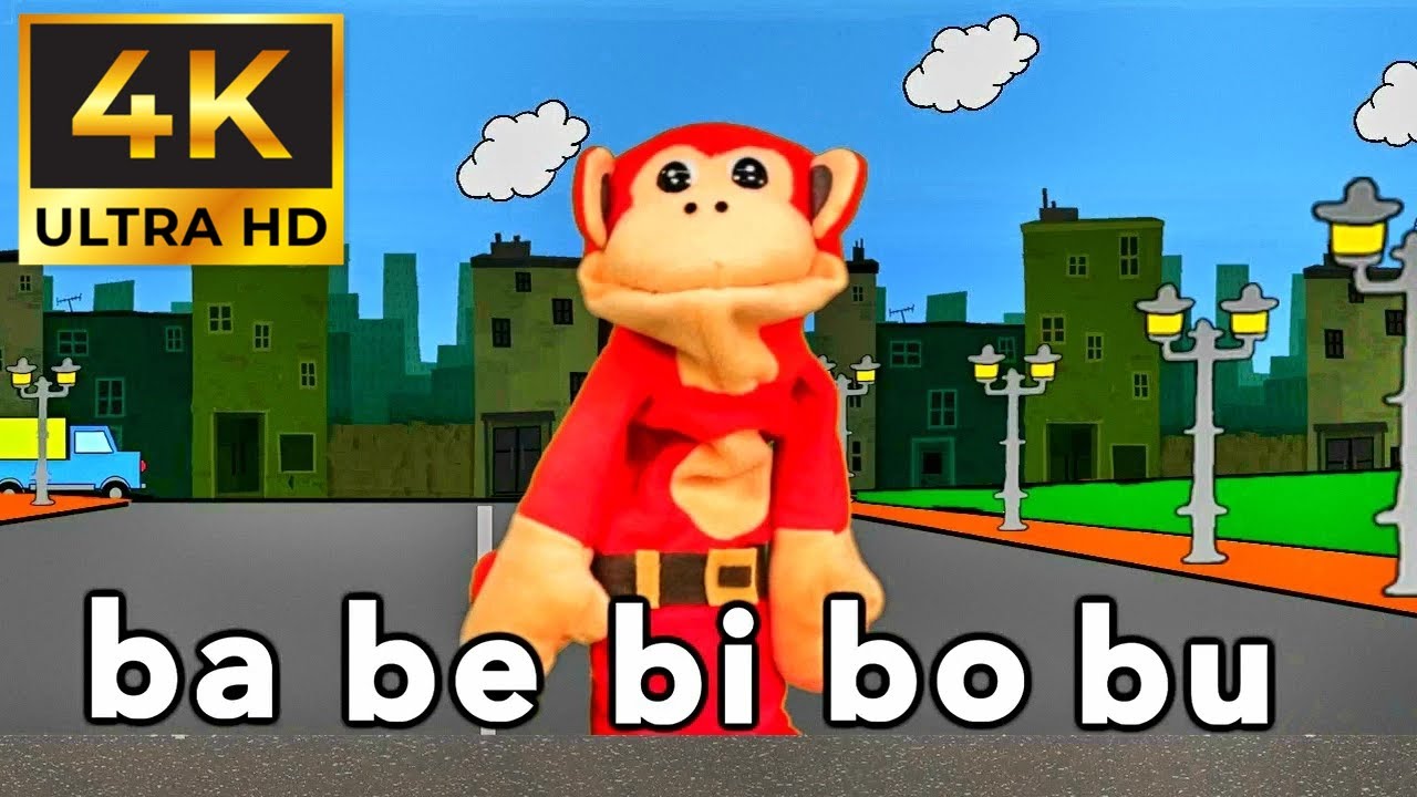 SILABAS BA BE BI BO BU EN 4K! #monosilabo #aprenderaleer #silabas